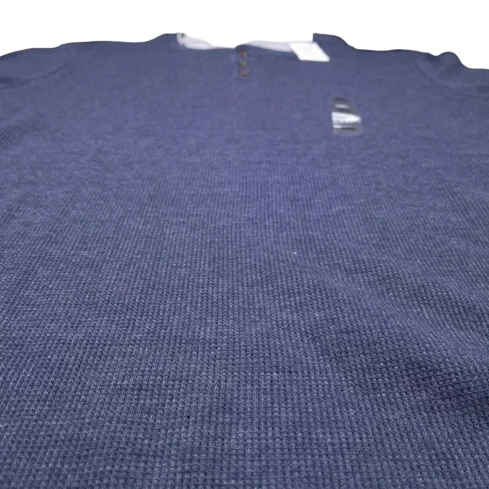 Club Room Cotton Blend Long Sleeve Mens Light Thermal Size 2XL - Picture 7 of 11